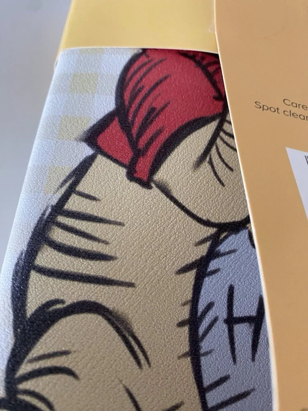 2 Pack Disney Winnie The Pooh QUICK DRYING RUBBER Kitchen Dish Mats 15” X 20”